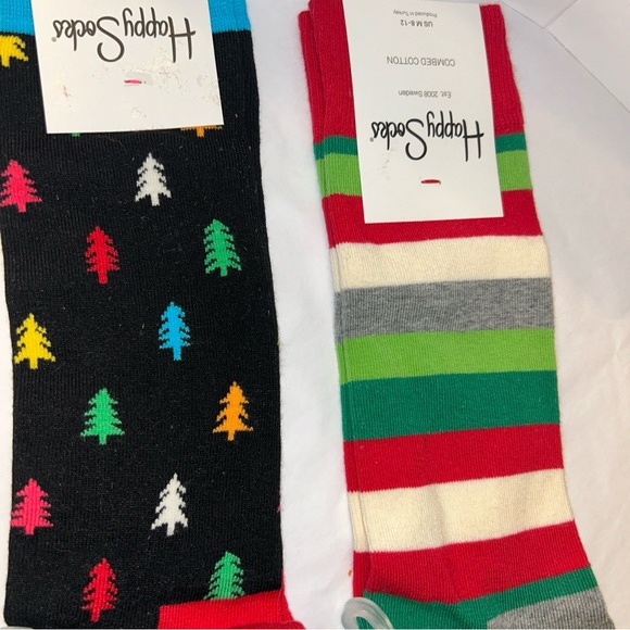 Happy Feet Men’s Socks Size 8-12 -NWTS - Picture 2 of 2